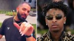 21 Savage Reacts to Bbl Drake Meme in Rich Flex Tiktok Trend