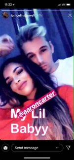 Aaron Carter & Celina Powell Get Cozy in New Instagram Pics Hollywood Life