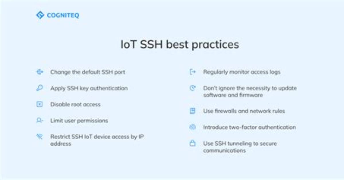 Best Ssh for Iot Devices: Secure Remote Access & Management