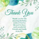 Celebrating Life: a Heartfelt Thanks for Wishing Birthday