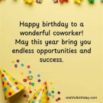 Celebrating the Special Day: Happy Birthday Coworker