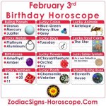February 3 Zodiac Horoscope Birthday Personality ·