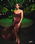 Halle Berry Blooms in High-Slit Gown on Oscars 2023 Red Carpet ·