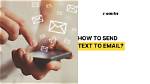 How to Send a Text Message from Your Email Account