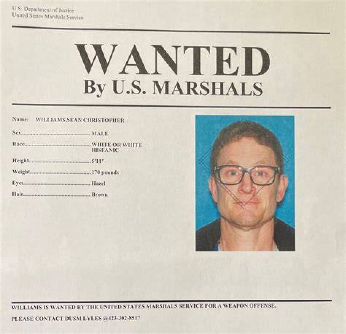 Sean Williams Arrested the Break in The