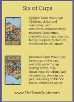 Six of Cups Tarot Card Meaning
