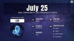 Understanding the July 25 Zodiac Sign: Traits, Compatibility, and More