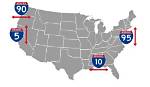 What Interstate Goes Through the Most States?